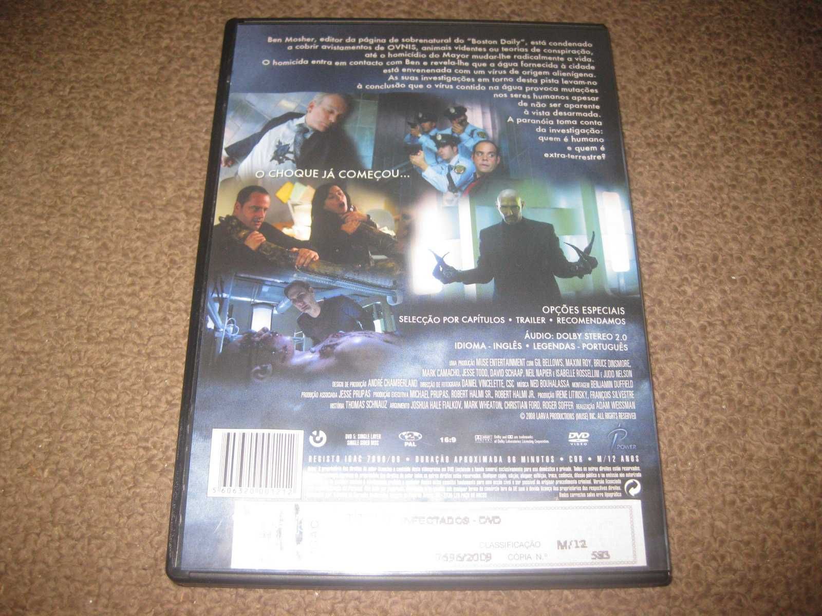 DVD "Infectados" com Isabella Rossellini/Raro!