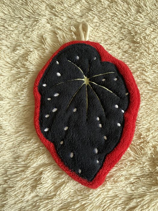 Бегонія.М'які рушники-листочки з мікрофібри-стиль та затишок у ванній