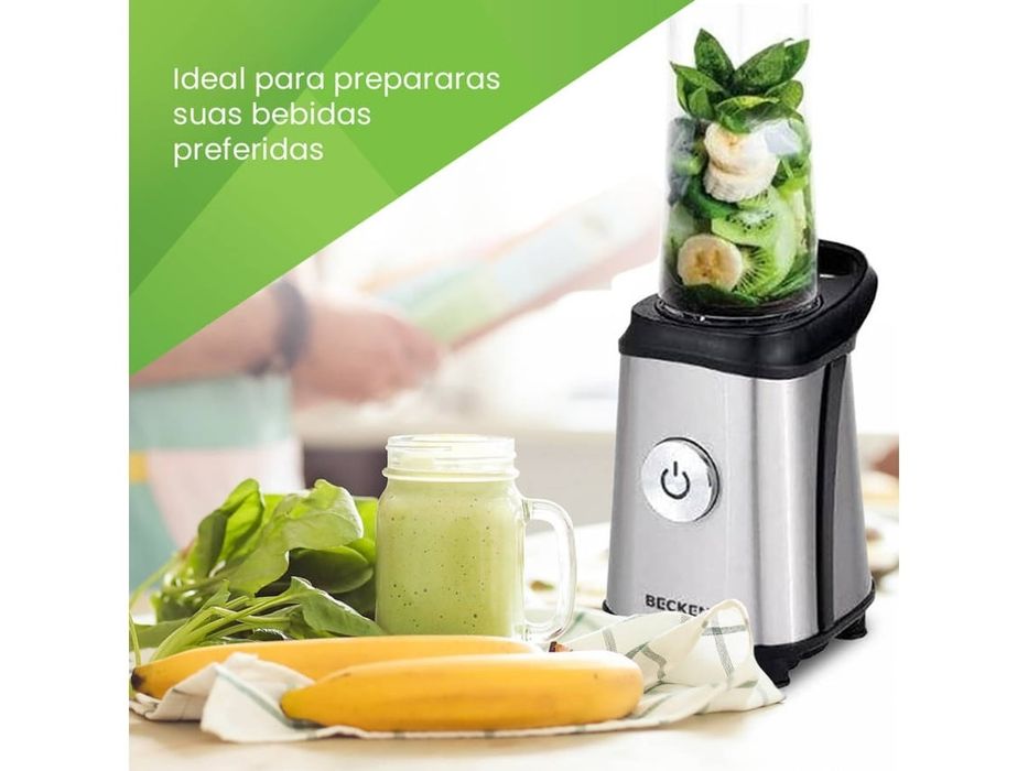 Liquidificador BECKEN (600 ml - Inox)