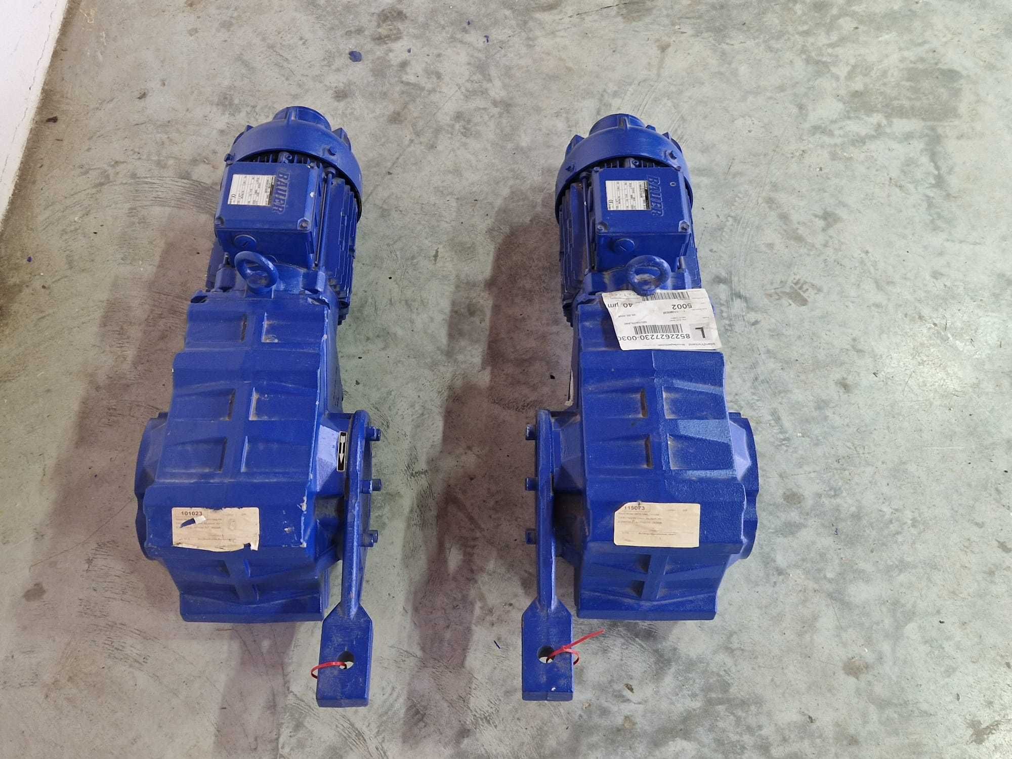 Motoreduktor BAUER 3 kW 30 obr./min z hamulcem