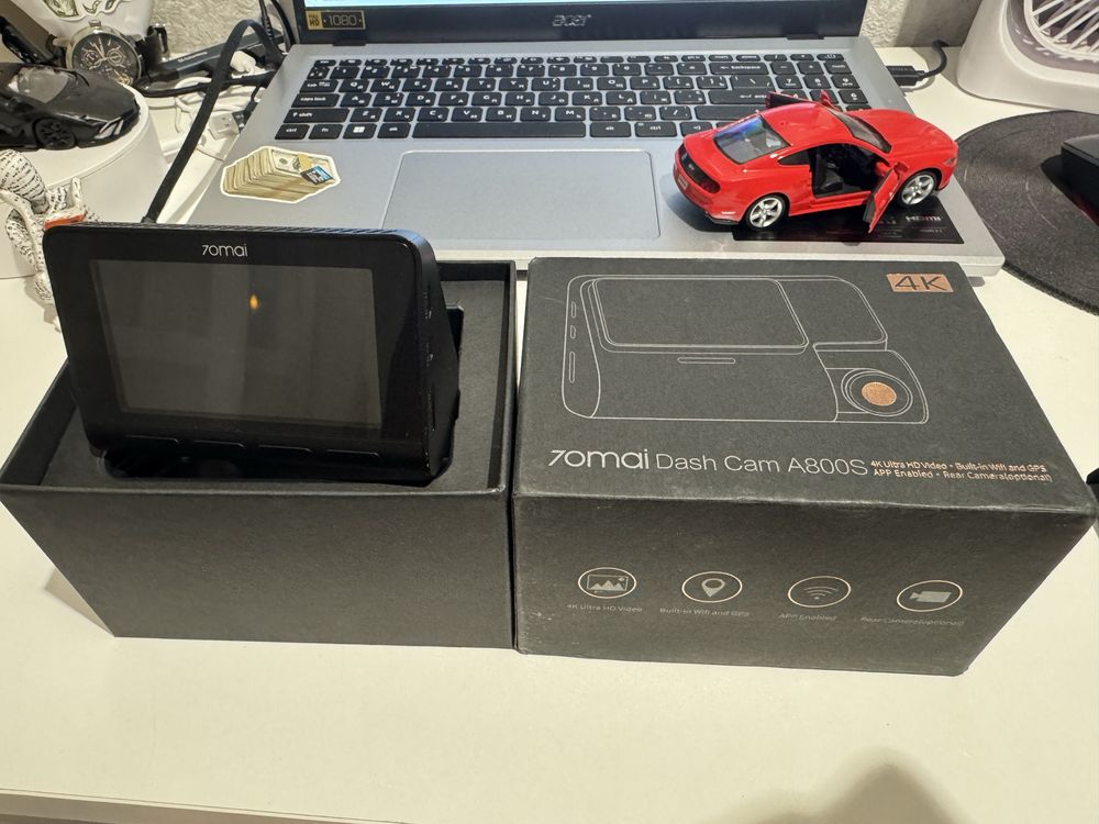 Продам відеореєстратор Xiaomi A800S 4K стан нового