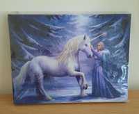 Фея та єдинорог Anne Stokes магічне фентезі розмір 25×19 см картина
