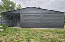 Garaż blaszany 6x6+3 m wiata, blaszak, carport  PRODUCENT  różne wzory