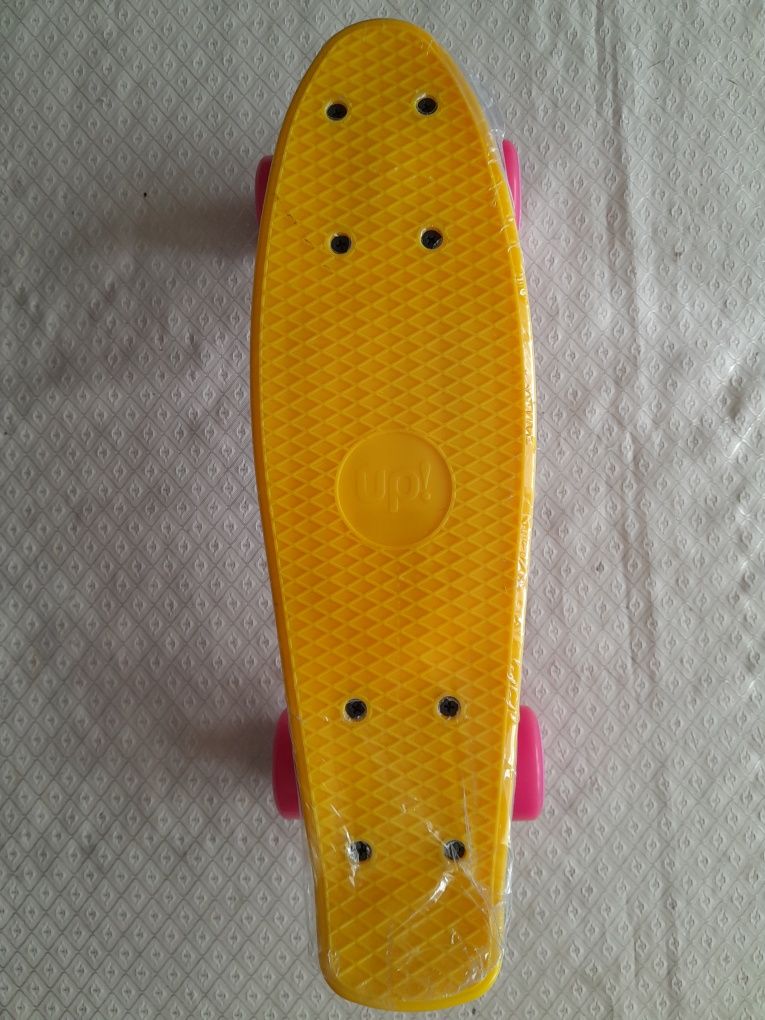 Пенниборд UP! (Underprice) KP-705-YL Мини пенни борд Mini penny board