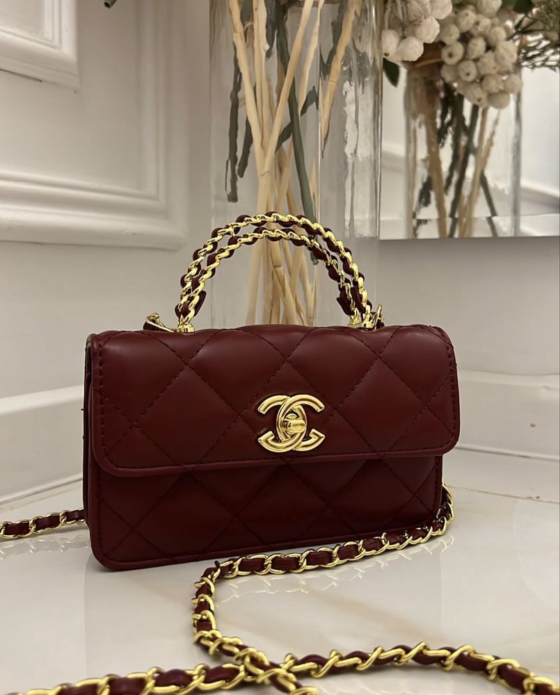 Сумка Chanel бордо