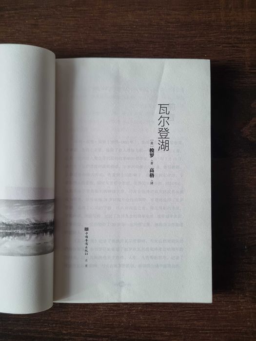 Walden książka w języku chińskim