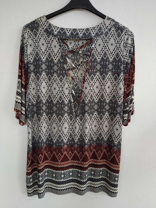 Blusa / túnica étnica da Natura - Tamanho XXL