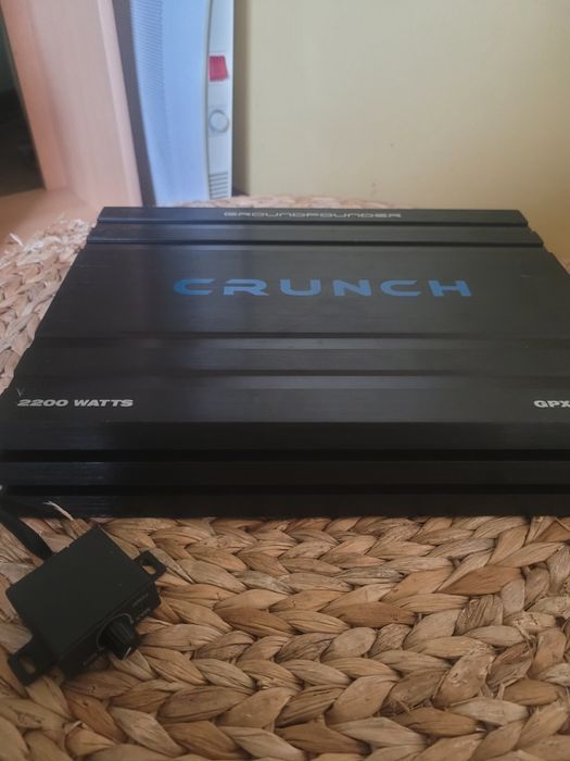 Wzmacniacz samochodowy car audio Crunch GPX2200.1D 1100W RMS + pilot