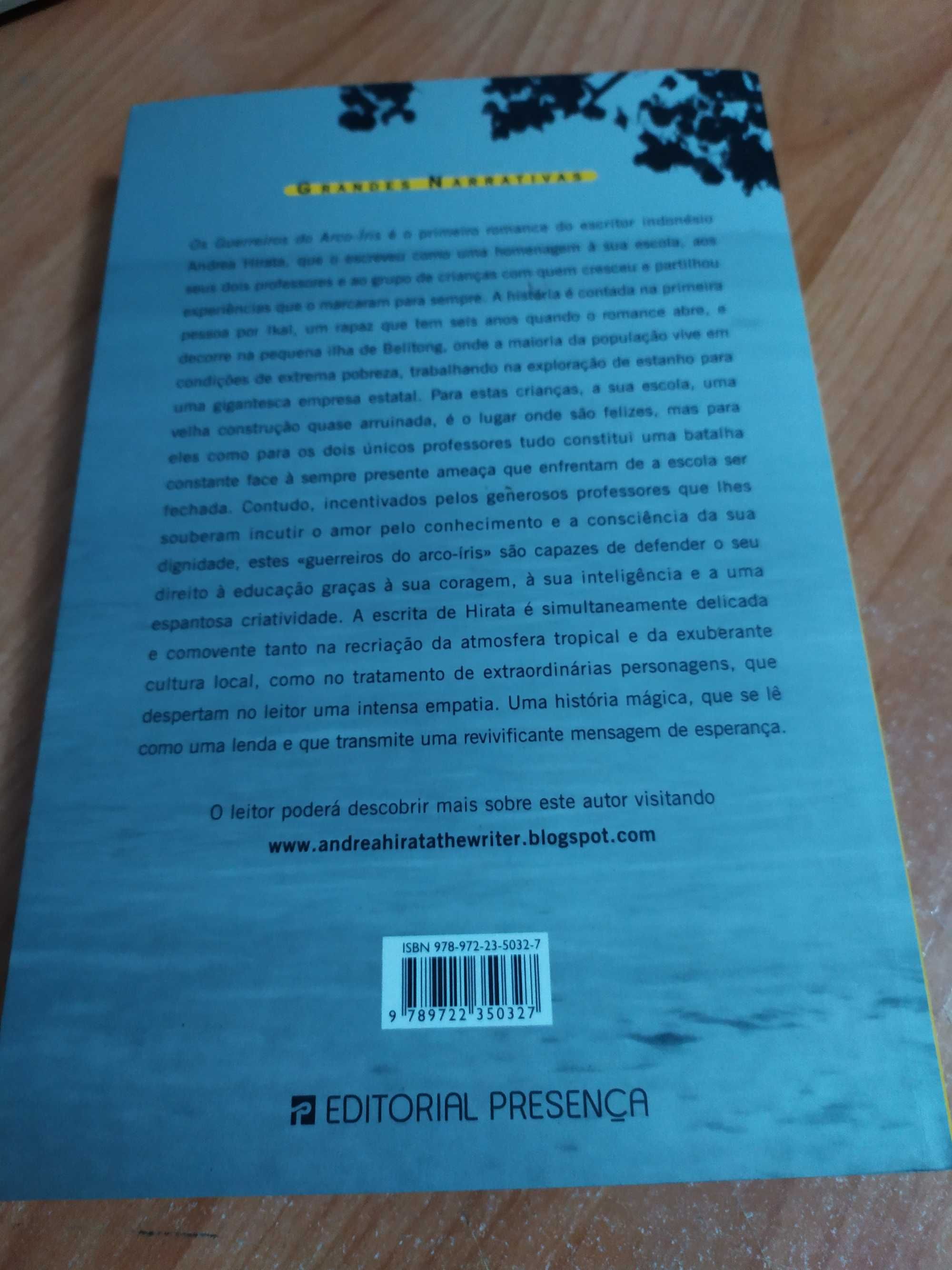 Os guerreiros do arco-íris de Andrea Hirata