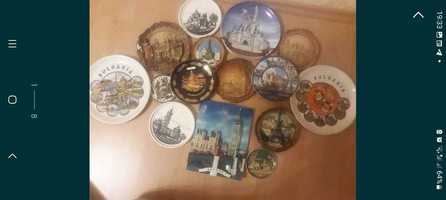 Новые сувенирные кружки и тарелки из разных стран