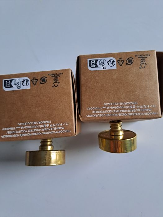 Marmurowe uchwyty gałki Zara home 4 szt