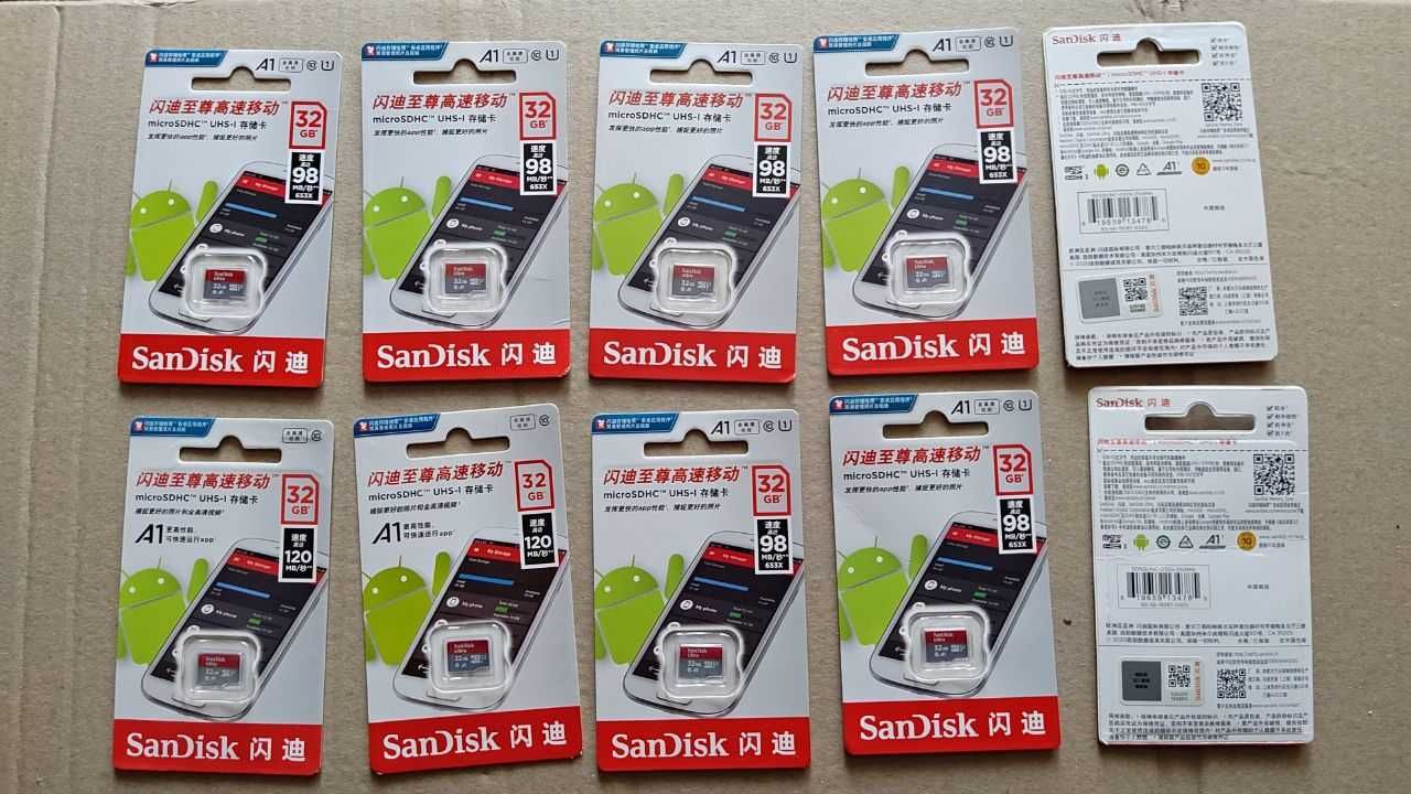 Карта пам'яті Sandisk 32Gb microSD, оригінал / є інші моделі