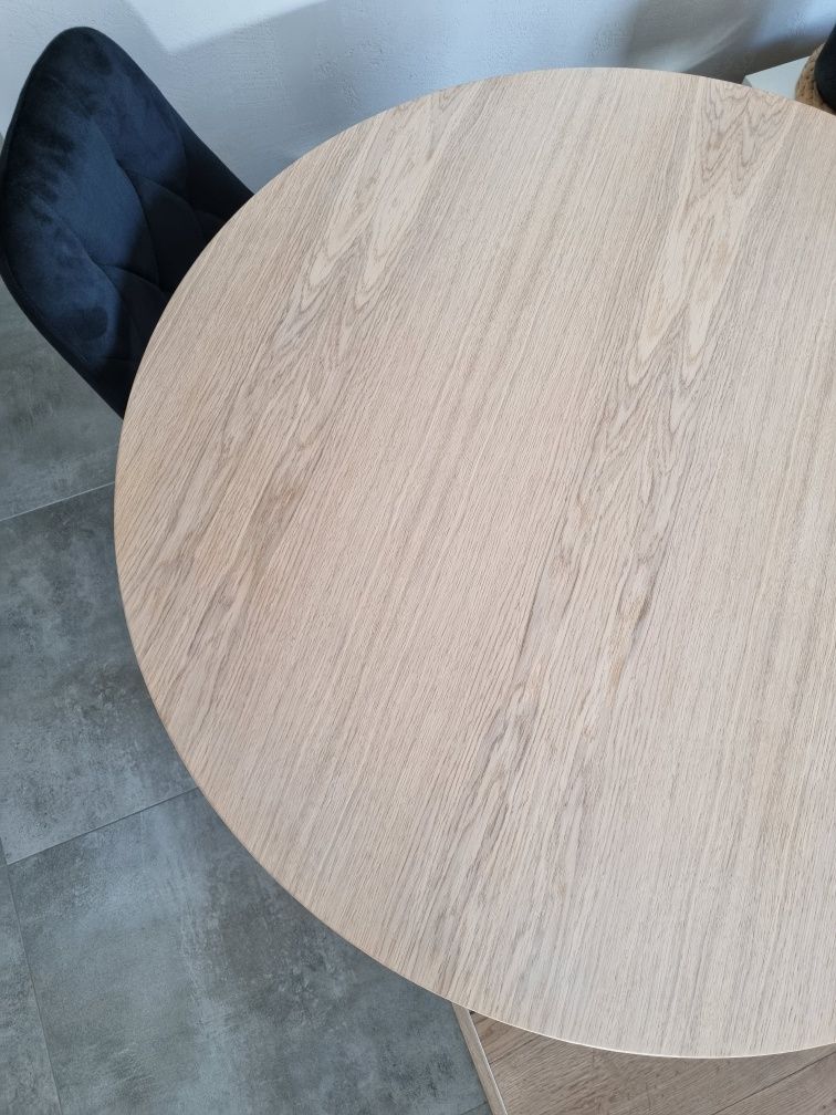 Stół okrągły o średnicy 100 cm stół loftowy