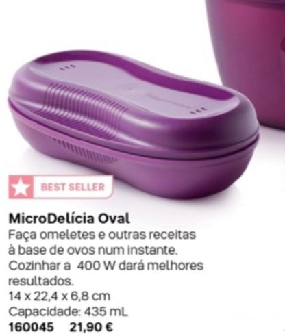 Tupperware MicroDelícia Oval