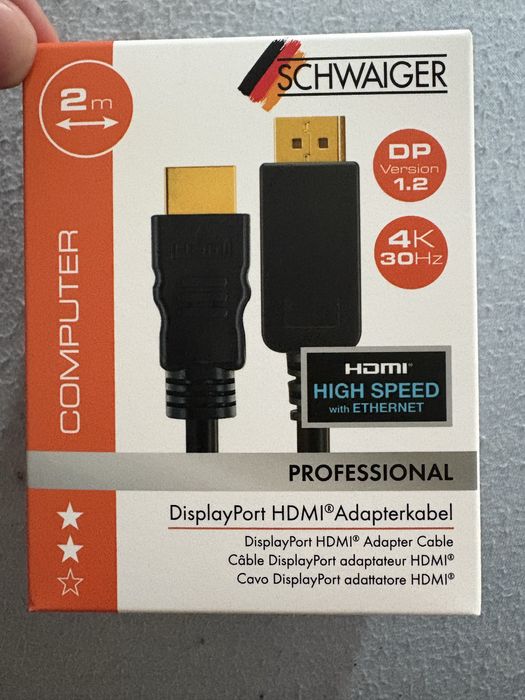 Kabel HDMI DisplayPort