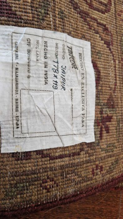 Tapete Oriental Indiano - Como Novo