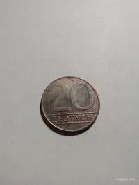 Moneta 20 zł 1989 r.  z PRL