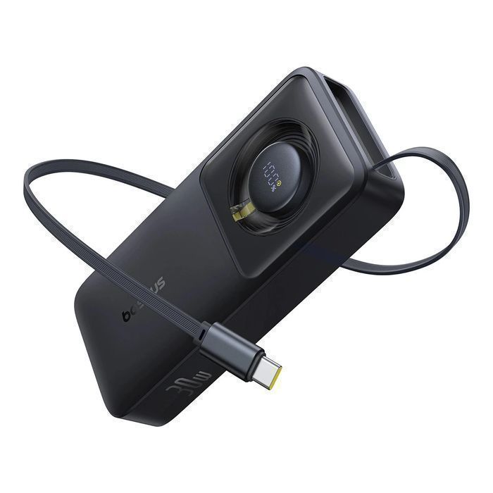 Powerbank Baseus Free2Pull 10000mAh 30W z portem USB-C i rozwijanym