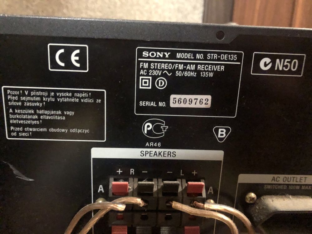 Głośniki sony + amplituner