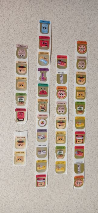 Naklejki z biedronki