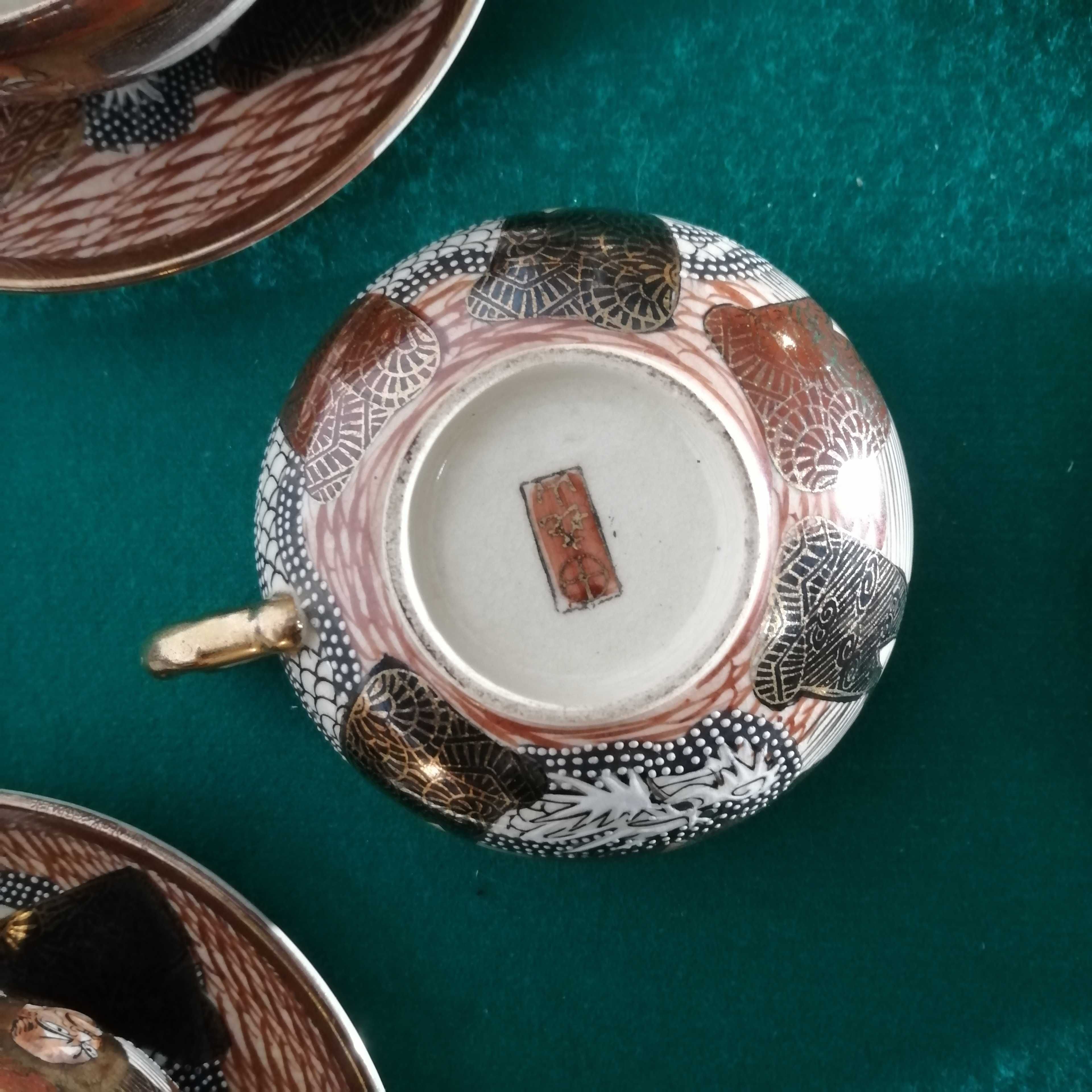 Louça Satsuma serviço de café