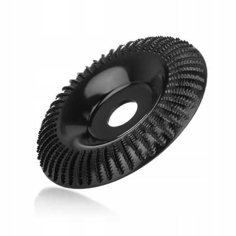 Tarnik TARCZA DO SZLIFOWANIA Rzeźbienia DREWNA 125mm Wypukła, Czarna