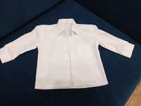 Biała koszula długi rękaw r. 86