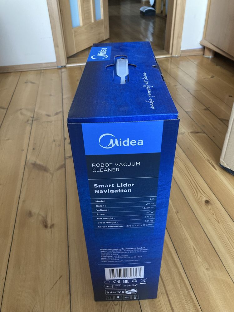 Midea M6 NOWY odkurzacz robot sprzątający LIDAR aplikacja mapowanie