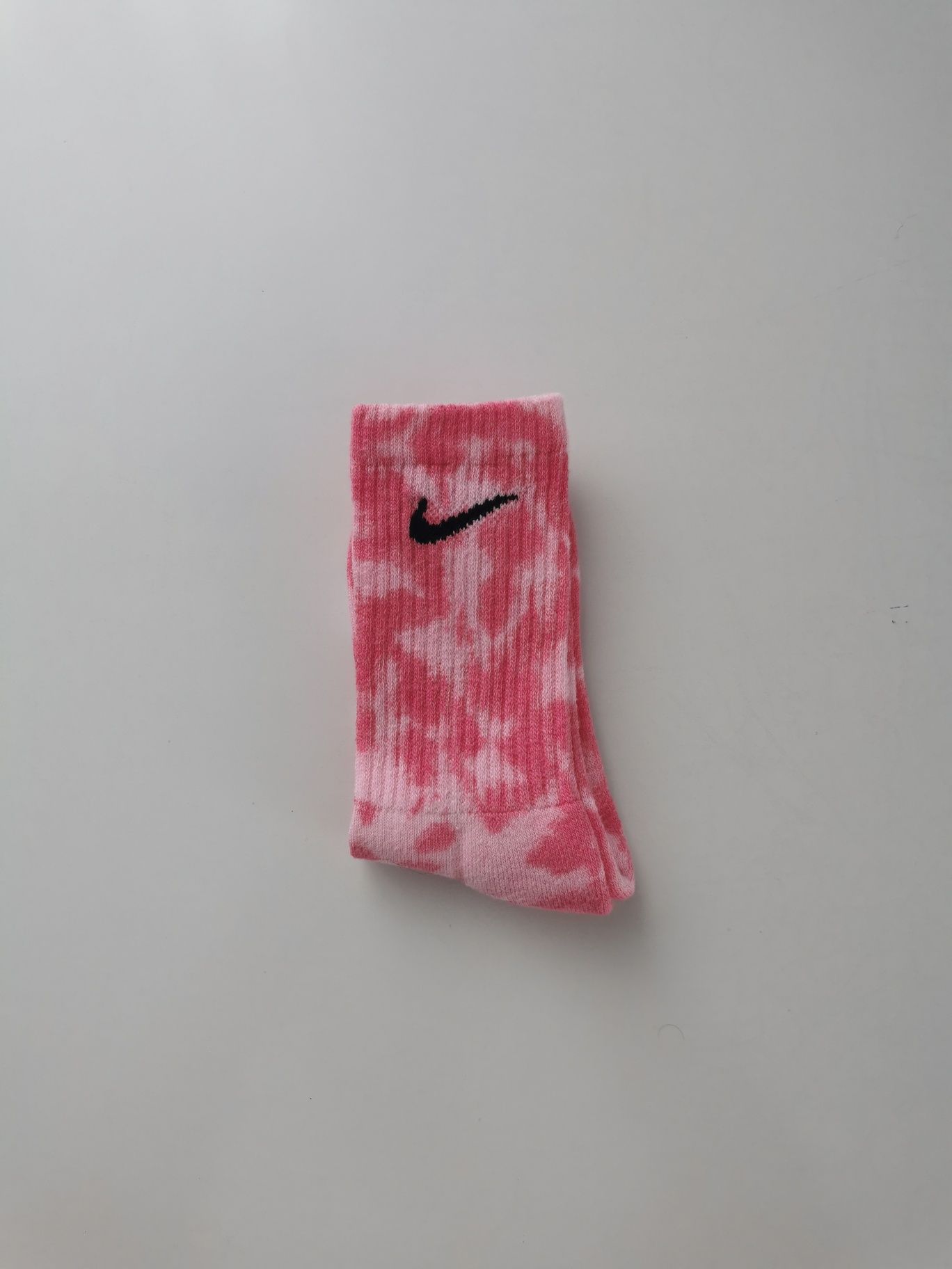 Skarpety nike tie dye różowe