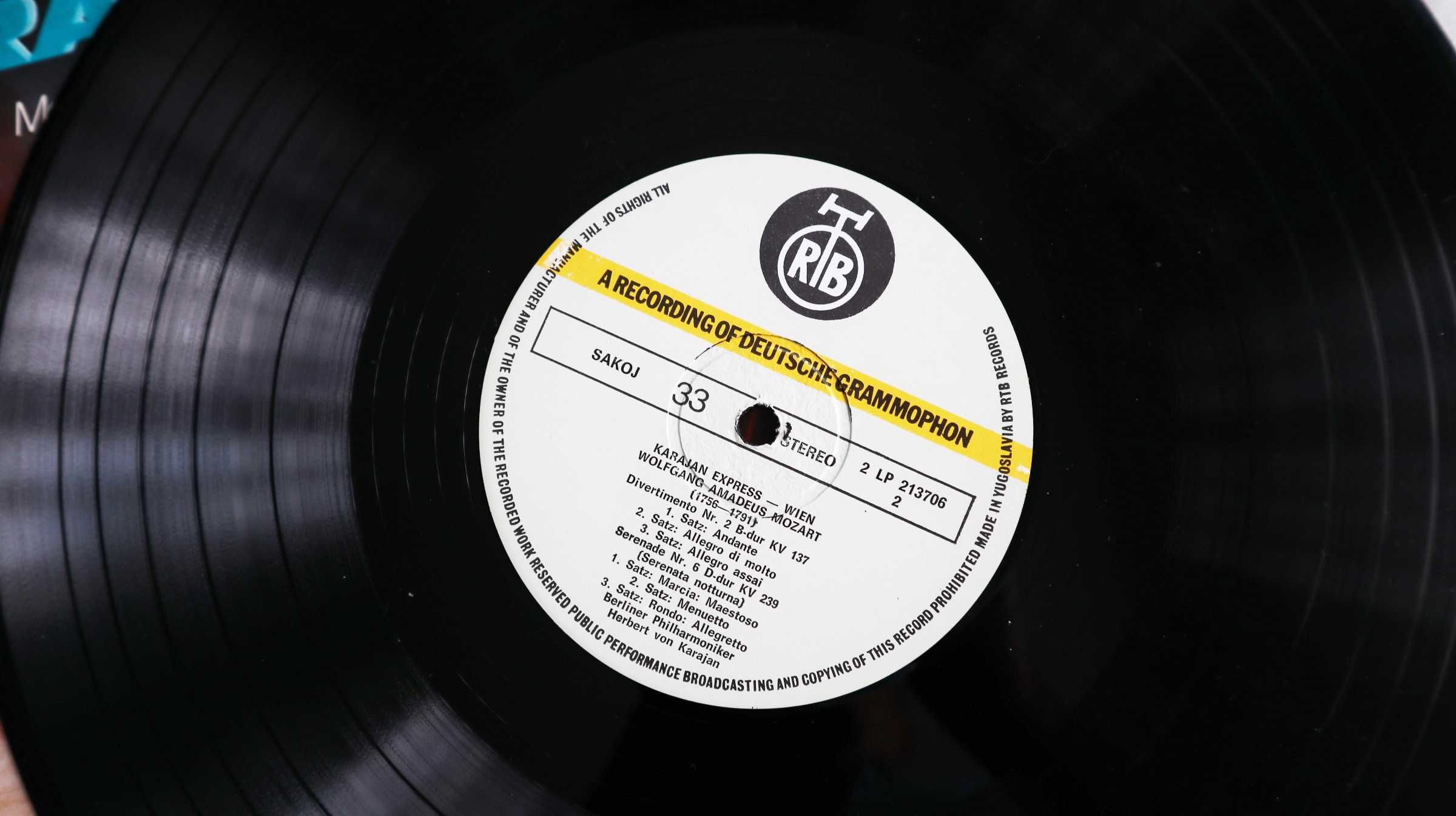 Винил пластинка KARAJAN Express Mozart двойник