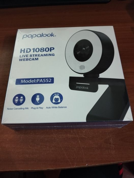 Webcam Papalook HD 1080P selada