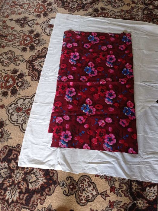 Ткань бельевой ситец СССР (0,83 см* 3 п/м)