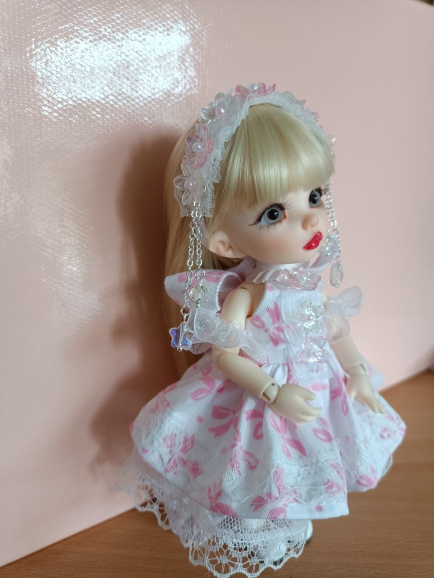 komplet ubranek "Bajkowa Wróżka" dla lalki . Handmade