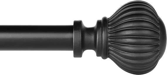 Wysuwany przedłuzany karnisz do zasłon 122-218 cm 16mm z kulkową dynią