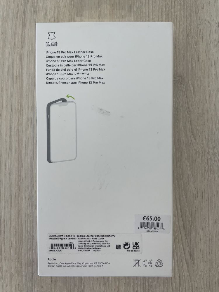 Шкіряний чохол для IPhone 13 Pro Max with MagSafe