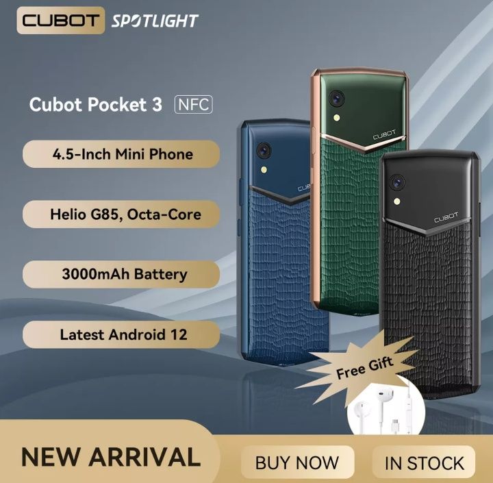 Cubot pocket 3 .