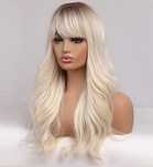 -50% Peruka Super Blond Wavy Look Włosy jak PRAWDZIWE OD RĘKI na jutro