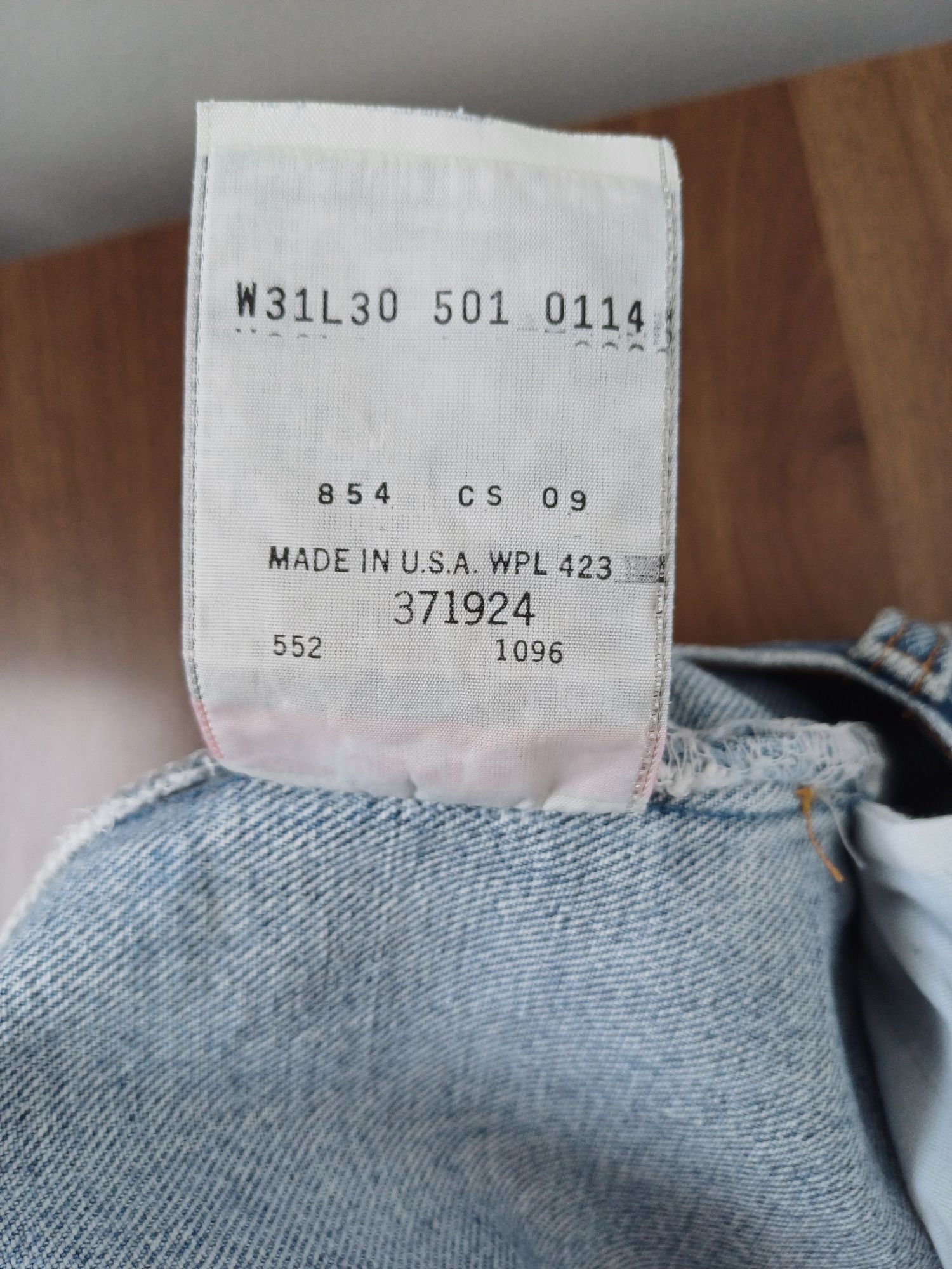 Красивейшие винтажные джинсы LEVIS 501 оригинал made in USA 30×30