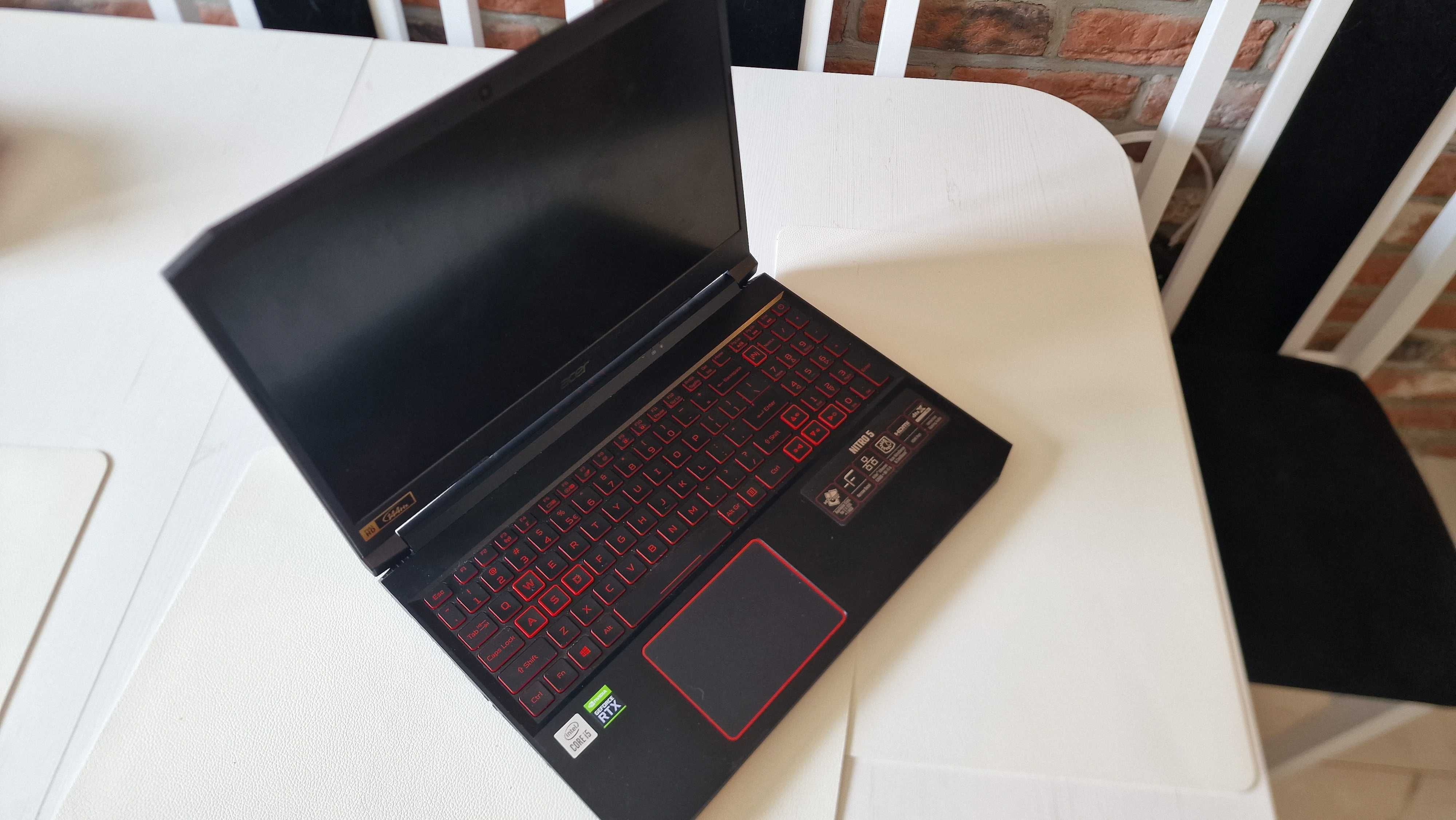 ACER Nitro 5 rtx 3050 intel core i5, 512gb