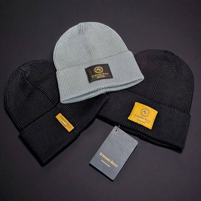 Шапка Stefano Ricci чоловіча бавовняна шапка стефано річчі чоловіча