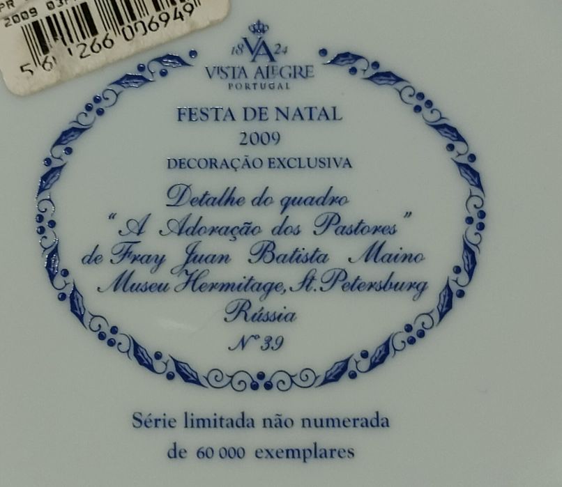 Prato de Natal, Vista Alegre 2009.