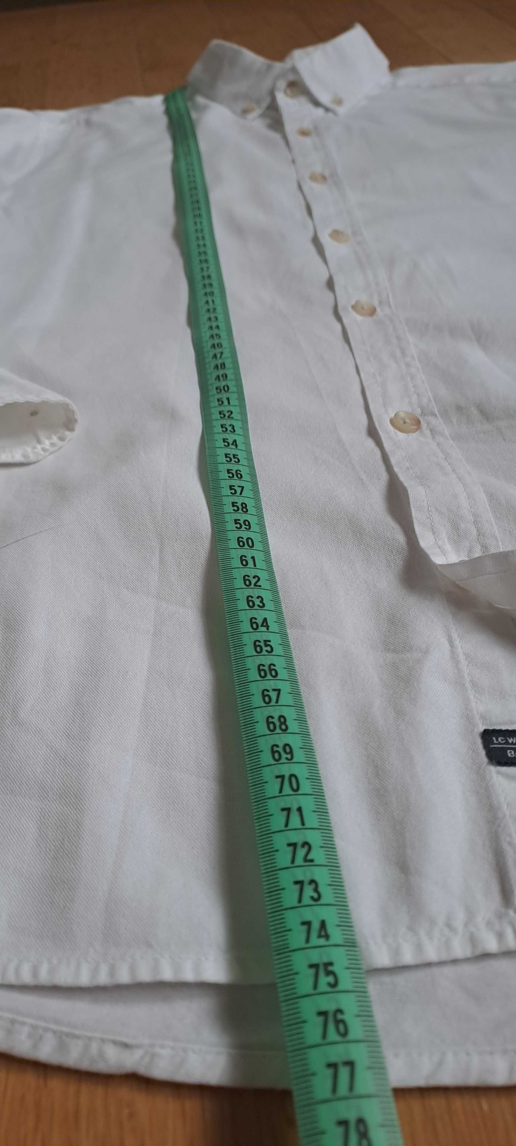 koszula biała slim fit L