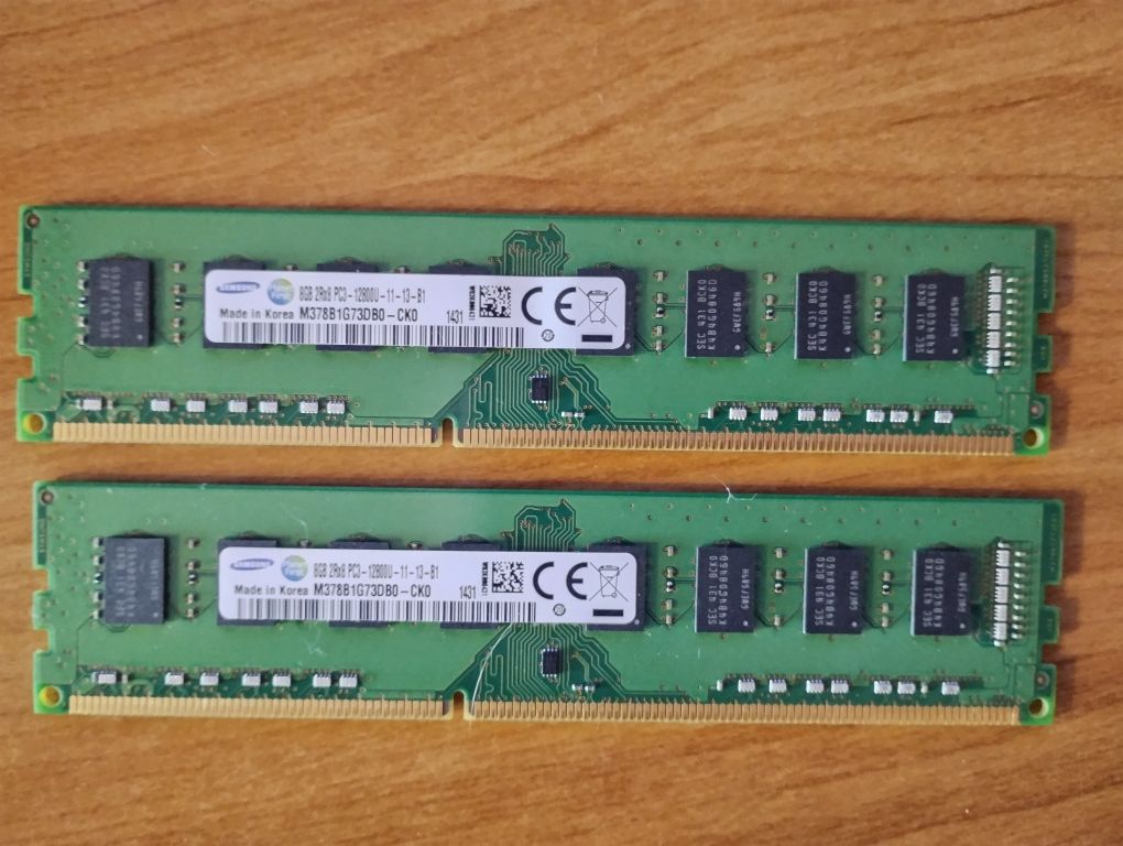 Оперативна пам'ять Sumsung DDR3 -1600 Мгц на 16 ГБ (набір 8+8 ГБ )