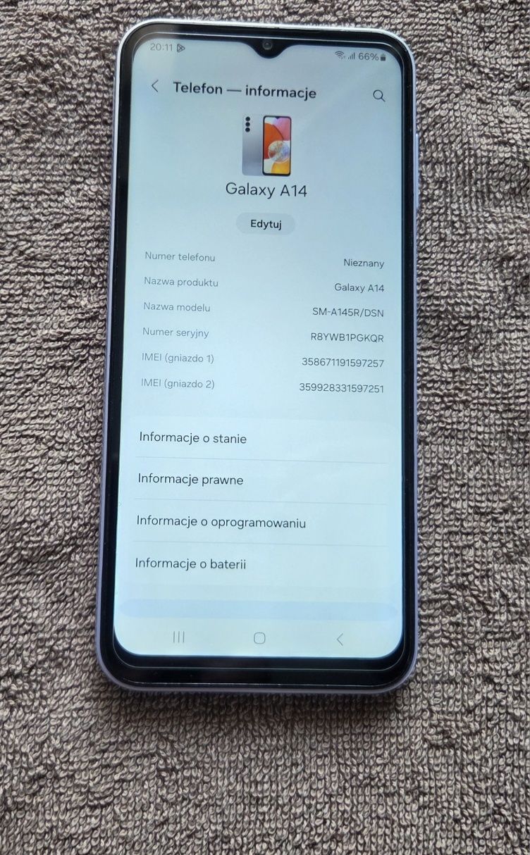 Galaxy A14 Smartfon Samsung Gdańsk