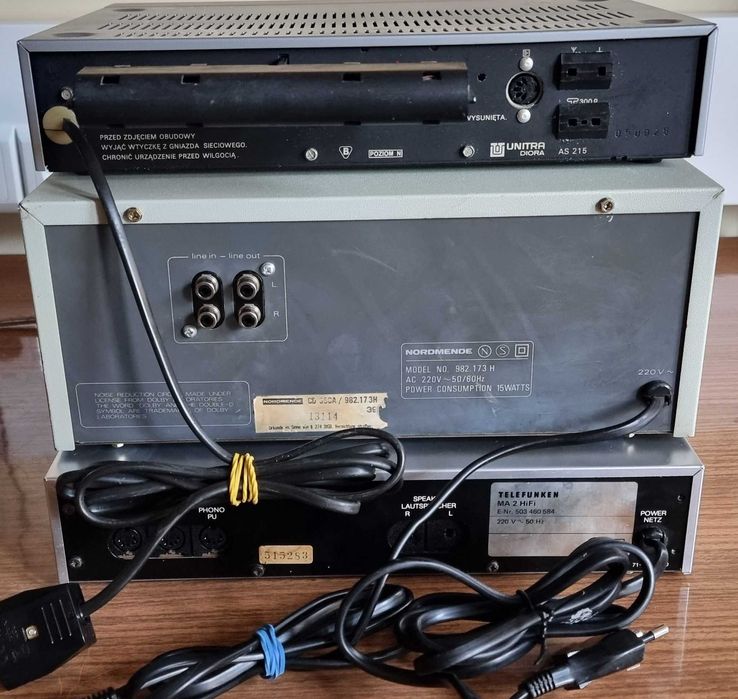 Unitra Diora mini wieża tuner AS 215 i inne pełny serwis