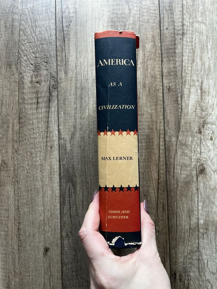 Max Lerner America as a Civilization
