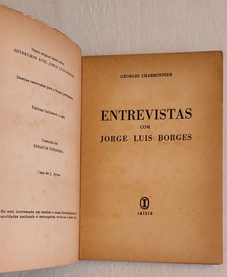 Entrevistas com Jorge Luís Borges