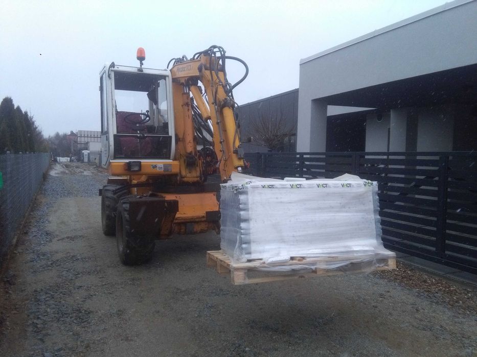 usługi koparka Mecalac koparka kołowa