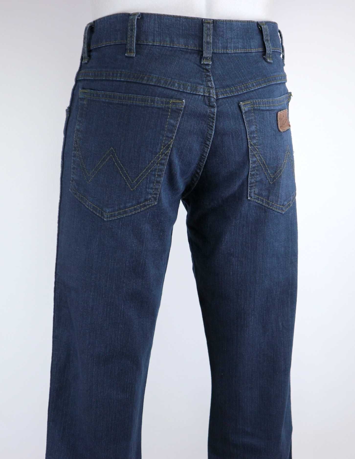 Wrangler Texas Stretch spodnie jeansy W32 L34 pas 2 x 41 cm