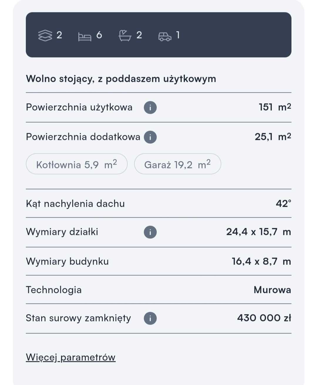 Projekt domu jednorodzinnego z poddaszem użytkowym